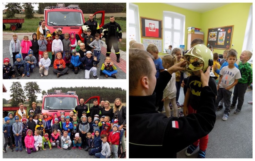 Przedszkole w Stefanowie, grupa 5,6-latki   - Spotkanie ze strażakami - 17 września 2019