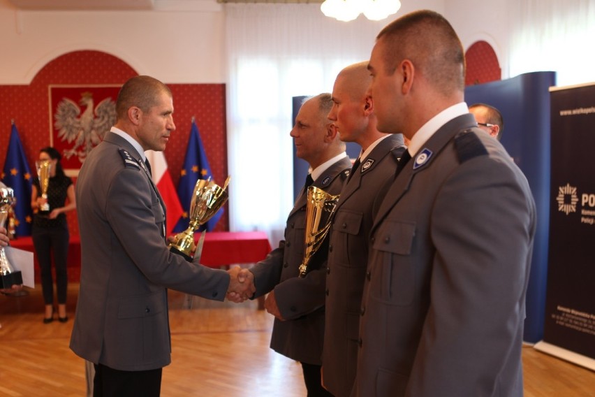 Policjanci z Kościana na podium konkursu na najlepszy patrol