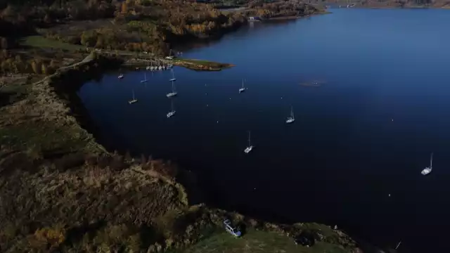 Jedna z zatoczek Jeziora Mucharskiego