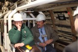 Philip Zimbardo w Zabrzu. Światowej sławy psycholog zwiedził kopalnię Guido [ZDJĘCIA]