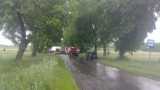 Wypadek w Roszkowej Woli w gminie Rzeczyca. Zderzyły się dwa samochody osobowe