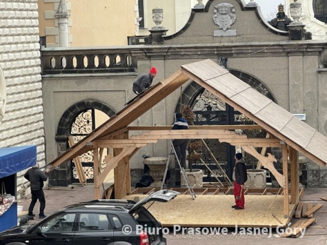 Ruszyła budowa szopki na Jasnej Górze. Otwarcie tradycyjnie w Boże Narodzenie