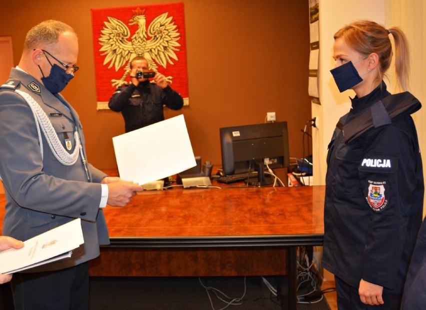 W Komendzie Miejskiej Policji w Suwałkach są nowi funkcjonariusze [Zdjęcia]
