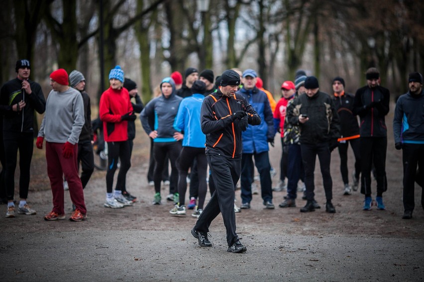 Parkrun w Parku m. Poniatowskiego w Łodzi