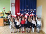Tak świętowano odzyskanie niepodległości przez Polskę w Przedszkolu nr 4 w Wieluniu ZDJĘCIA