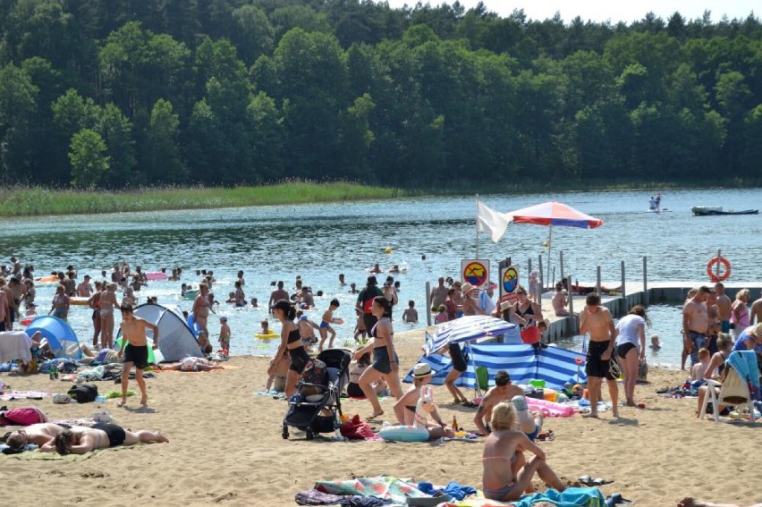 Upalna niedziela na Płotkach w Pile. Prawie jak nad morzem! 