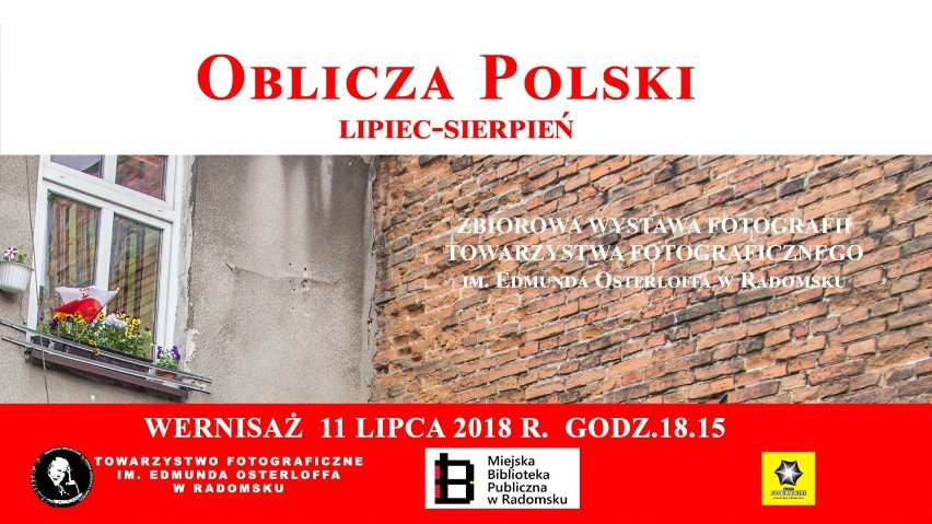 Oblicza Polski - wystawa Towarzystwa Fotograficznego im. E. Osterloffa w MBP w Radomsku