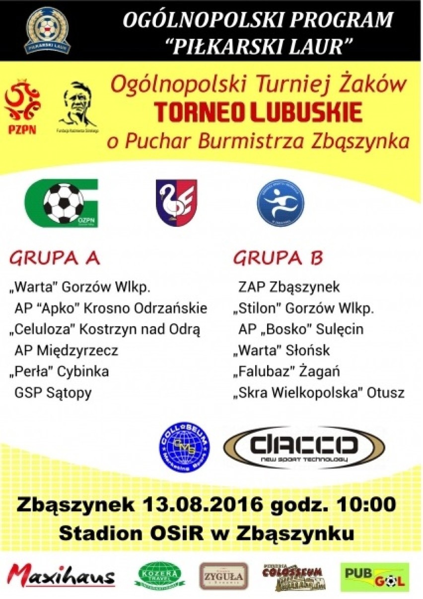 Zbąszynek. Ogólnopolski Turniej Żaków "Torneo Lubuskie"