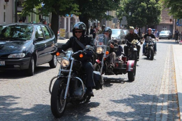 Zlot motocykli Harley Davidson w Wolsztynie