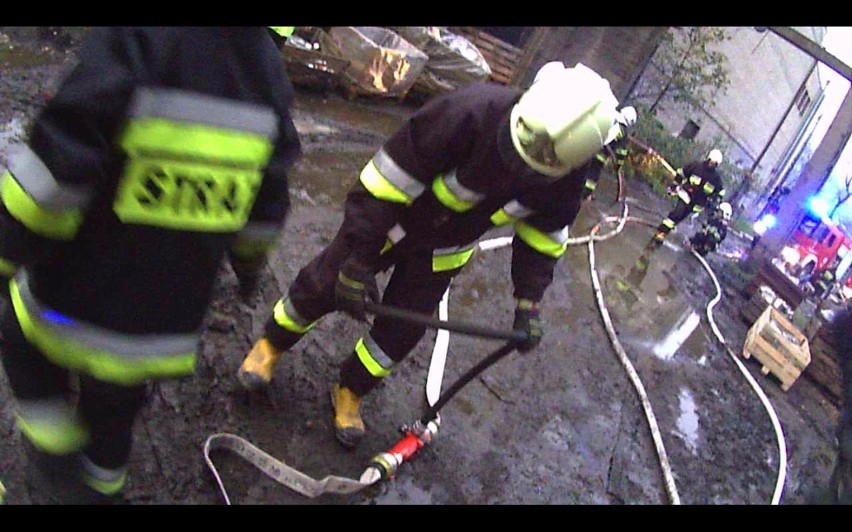 Ćwiczenia strażackie w Węgierskiej Górce, w zakładzie Metalpol [ZDJĘCIA]