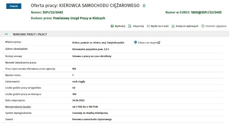 Najnowsze oferty pracy w Kielcach. Można zarobić nawet ponad 8 tysięcy złotych