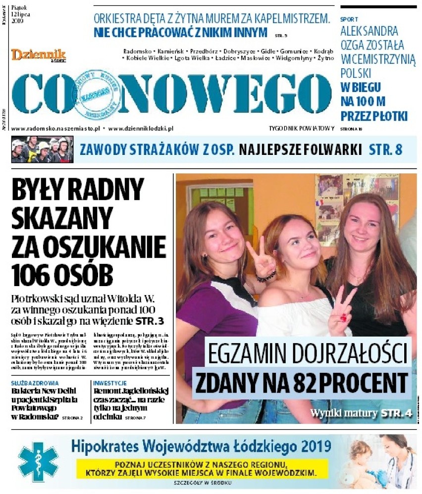 Co Nowego Radomsko: O czym przeczytasz w najnowszym wydaniu tygodnika (12 lipca)?