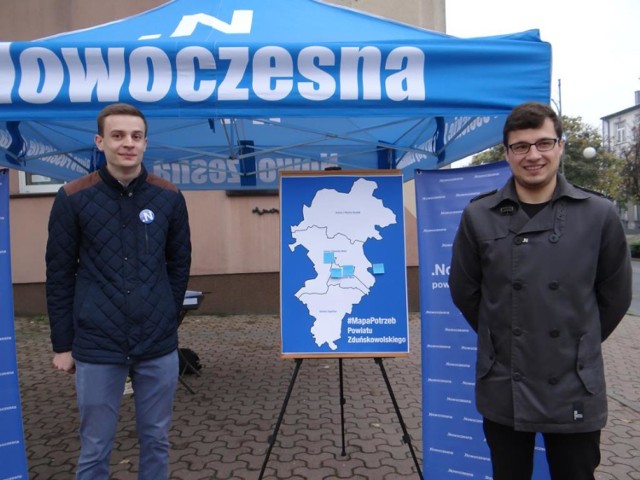 "Mapa potrzeb powiatu zduńskowolskiego" - akcja Nowoczesnej w Zduńskiej Woli