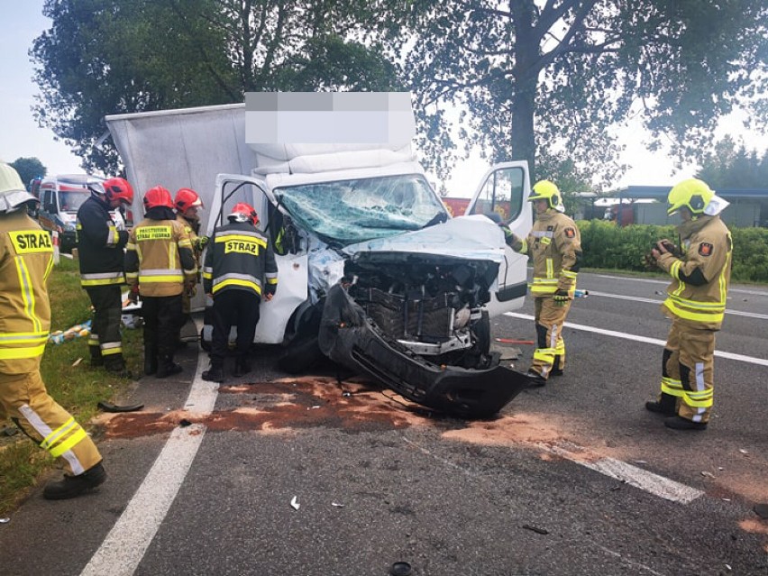 Groźny wypadek na krzyżówce w Ramlewie