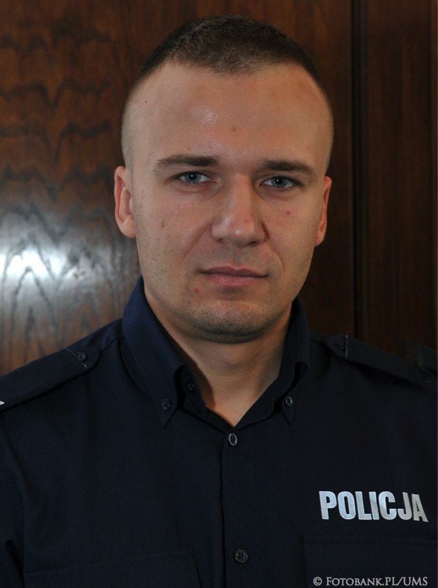Policjant sierż. Łukasz Kureczko otrzymał nagrodę od...
