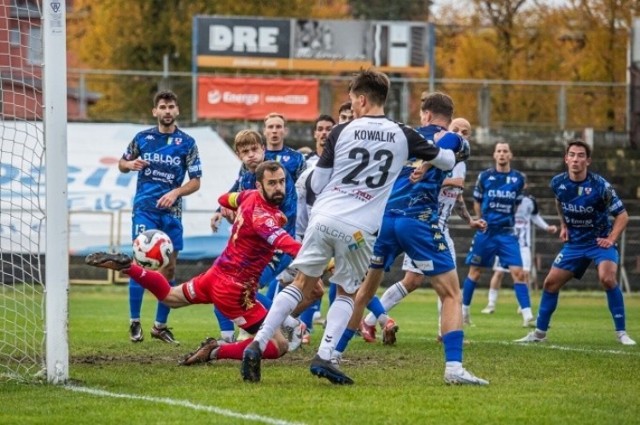 Piłkarze Sandecji Nowy Sącz tym razem zakończyli mecz z porażką