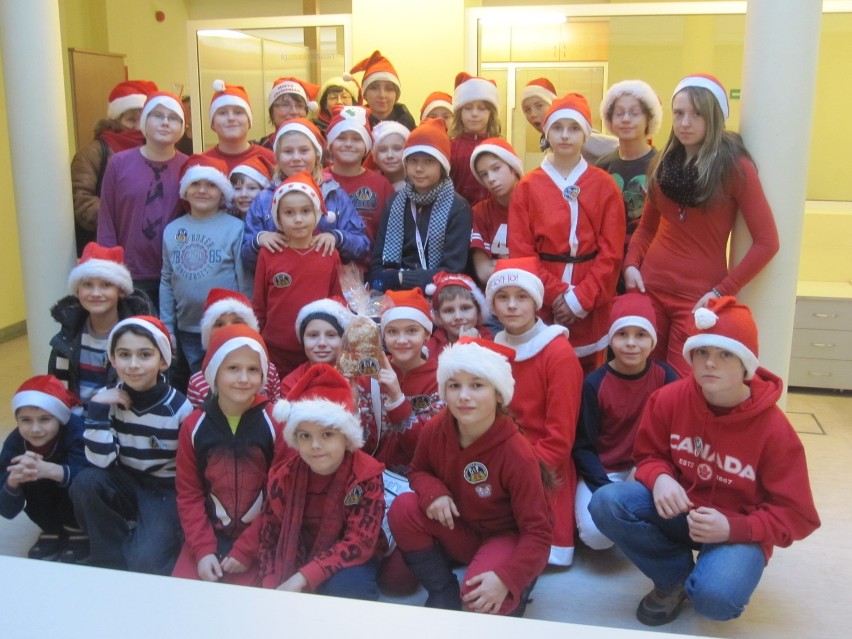 Mikołaje w redakcji. Odwiedziły nas dzieci z Gdańskiej Szkoły Podstawowej