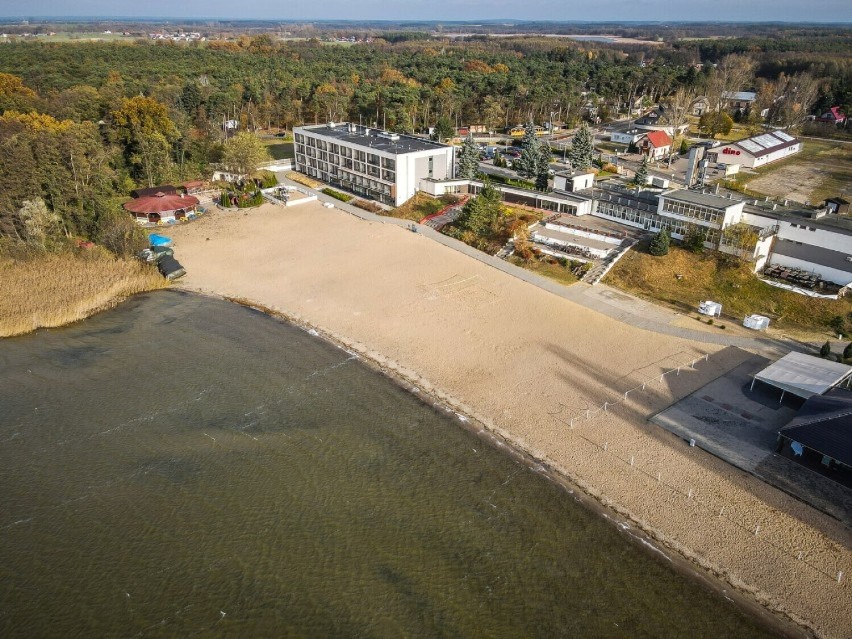 Plaża główna w Boszkowie