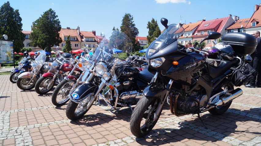 Parada w Żorach: motocykliści jechali przez miasto