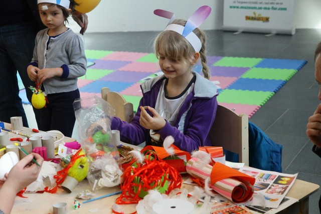 Wielkanocne warsztaty z Muzeum Animacji Semafor, zorganizowano w łódzkiej Sukcesji na poziomie  -1 / 19.03.2016