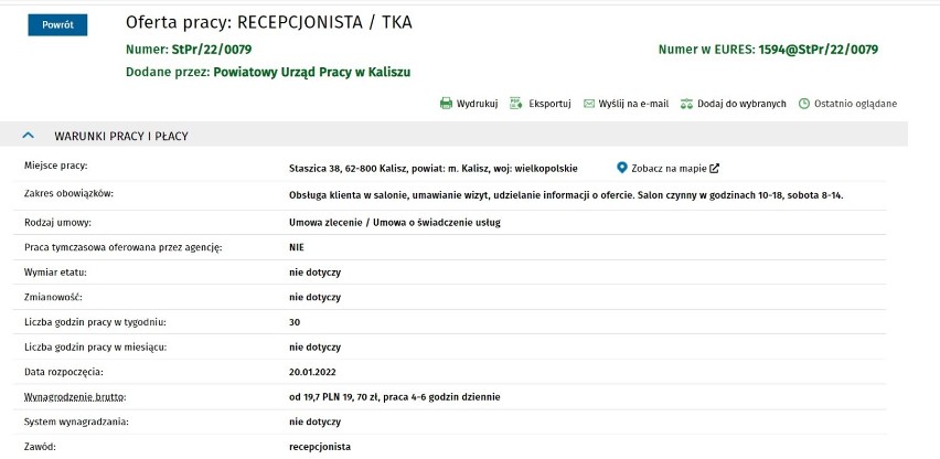 Oferty pracy w Kaliszu i powiecie kaliskim. Kto może liczyć na zatrudnienie?