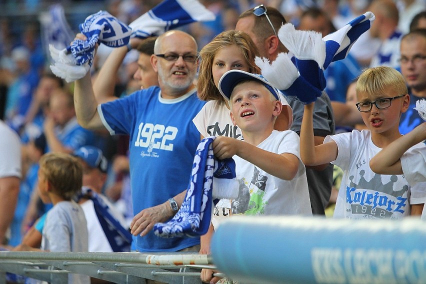 22 629 - tylu kibiców zasiadło podczas meczu Lecha ze Stjarnan FC. To najwyższa frekwencja na Bułgarskiej w tym sezonie.