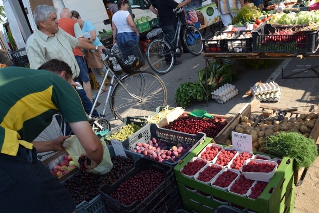 Happening "Bezpieczne targowiska" na zduńskowolskim rynku w piątek