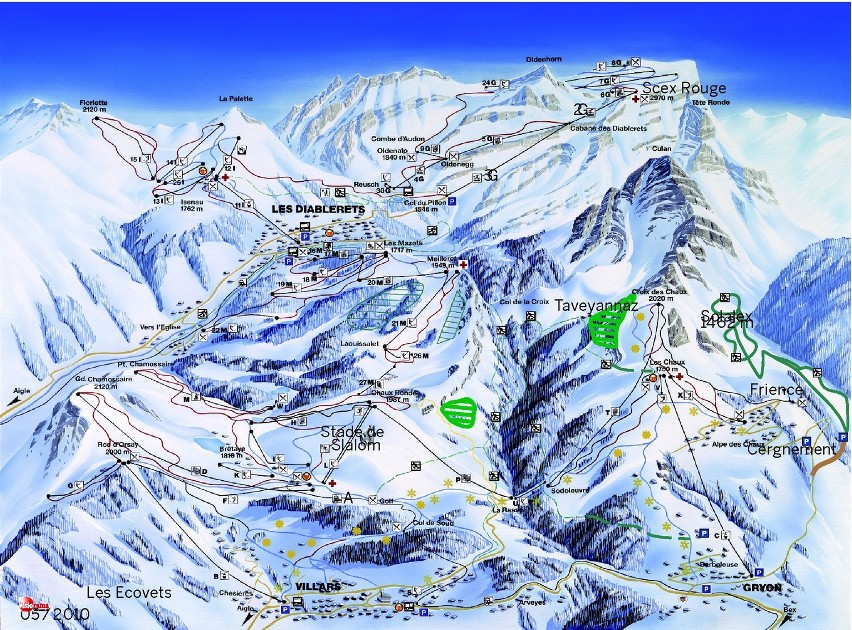 Villars Gryon: Prawie 200 kilometrów nartostrad na lodowcu
