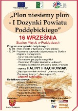 Powiatowe dożynki w Poddębicach