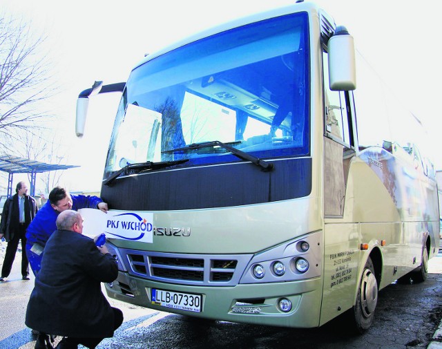 Jeden z nowych autobusów PKS Wschód