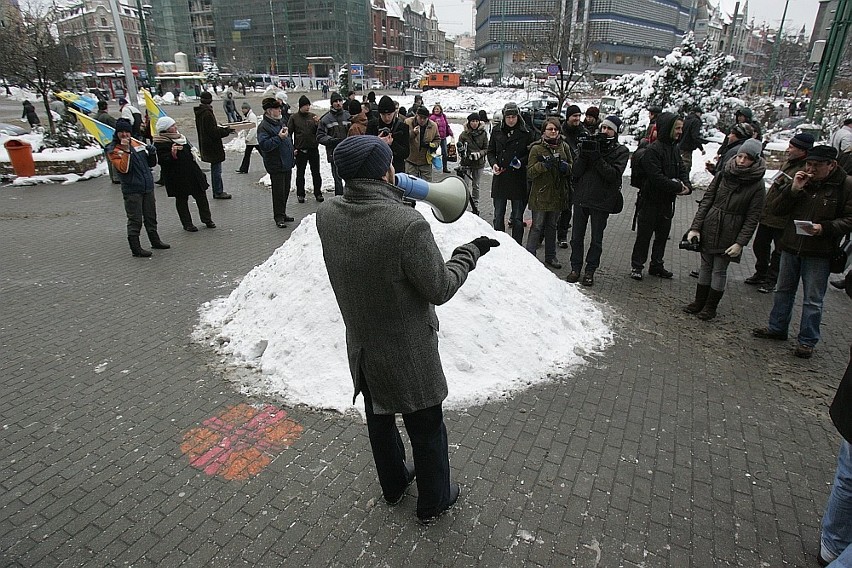 RAŚ kontra GUS: manifestacja w Katowicach [ZDJĘCIA + WIDEO]