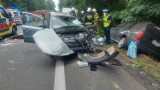 Dziecko zginęło w wypadku na DK11 w pobliżu Budzynia. Opel wjechał wprost na ciężarówkę