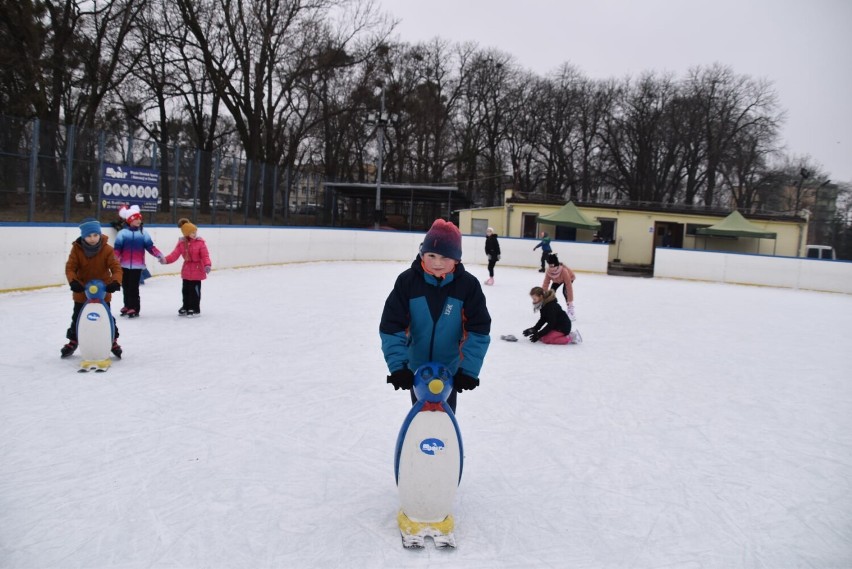 Chełm. Klasa sportowa Szkoły Podstawowej nr 6  odwiedziła chełmskie lodowisko. Zobacz zdjęcia