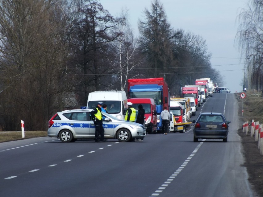 Piątkowy protest rolników w Wilkołazie