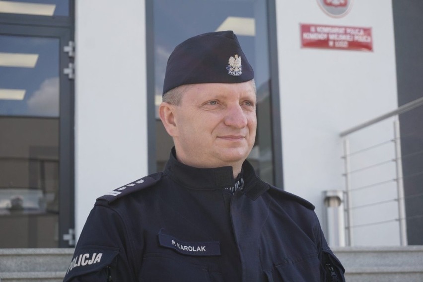 Inspektor Paweł Karolak, dotychczasowy szef łódzkiego...