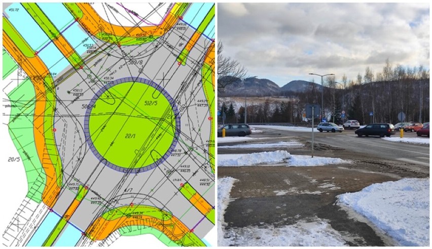 Niebezpieczne skrzyżowanie ul. Sikorskiego i Moniuszki w Wałbrzychu: Będzie rondo i inwestycja