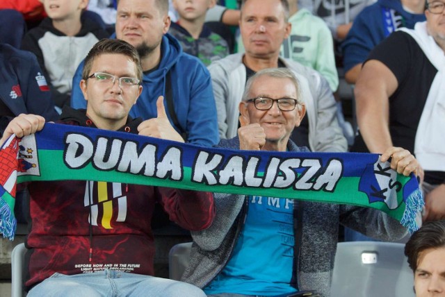 Kibice podczas meczu KKS Kalisz - ŁKS Łódź