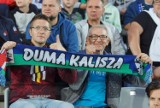 Fortuna Pucharu Polski. Kibice piłkarzy KKS Kalisz podczas meczu  z ŁKS Łódź. ZDJĘCIA