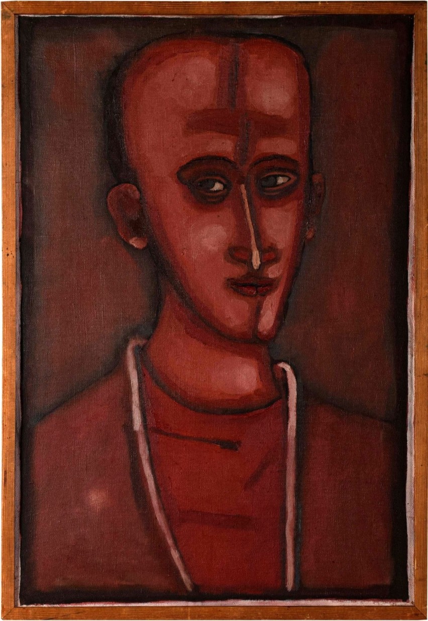Nowosielski Jerzy (1923-2011) "Portret męski"