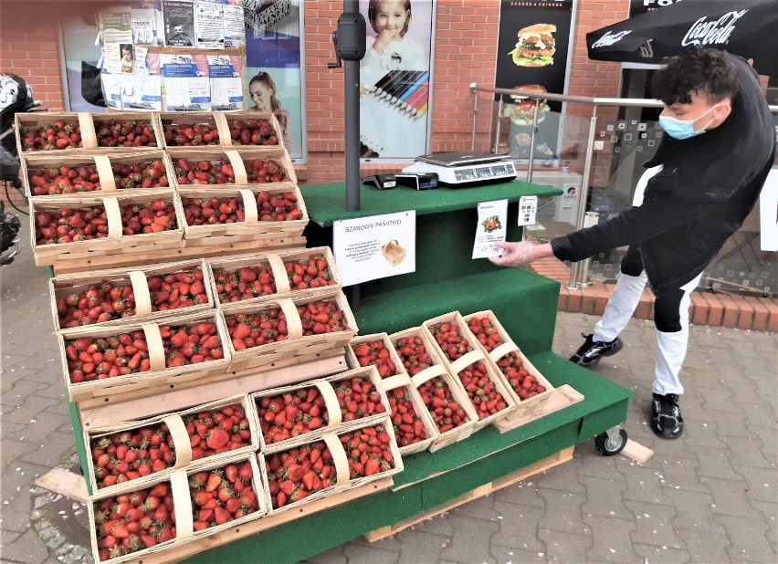 W Goleniowie można już kupić polskie truskawki