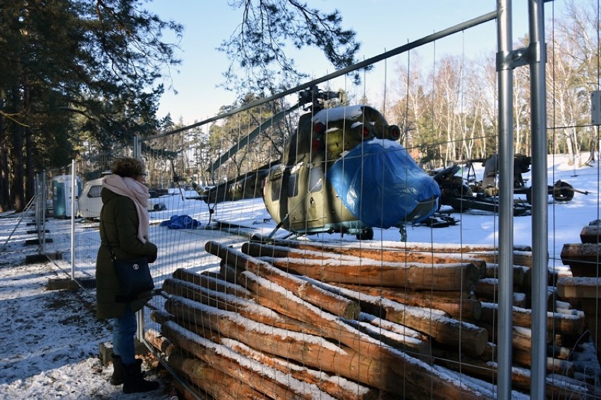 Park Militarny w Lubinie nabiera charakteru [ZDJĘCIA]