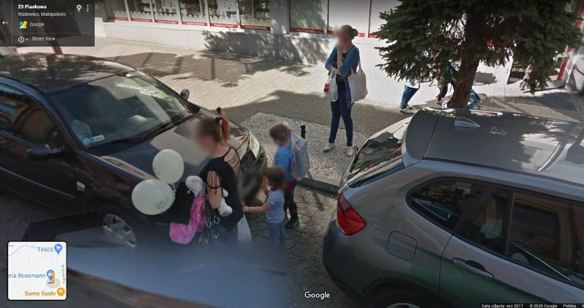 Kamera Google podglądała ludzi w Wadowicach