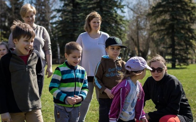 Wiosna w Chełmie. Mieszkańcy spędzają wolny czas na powietrzu