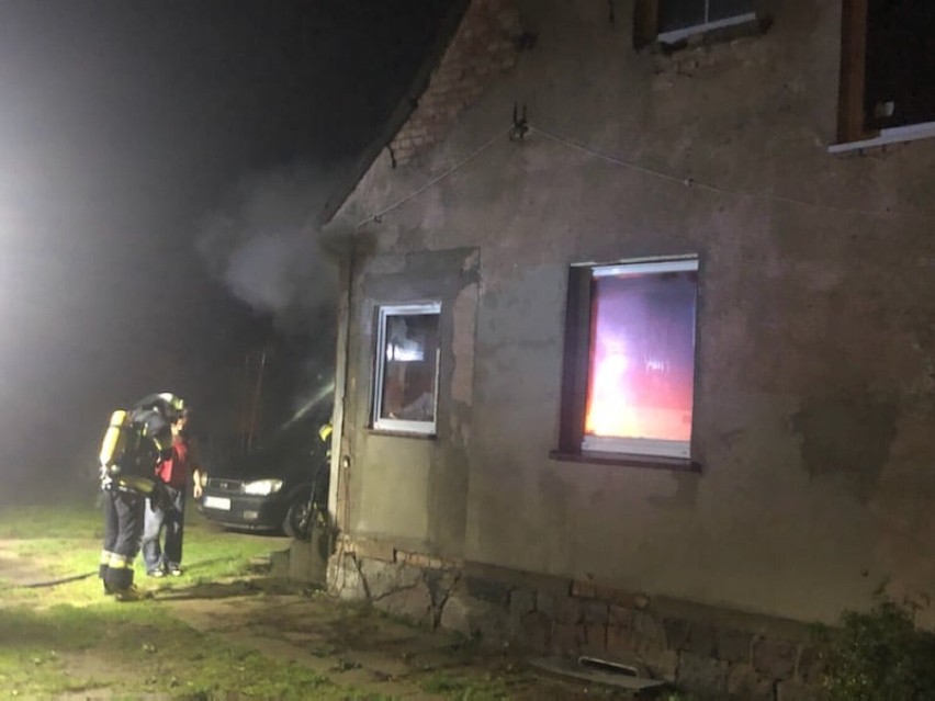 Szczepowice: Pożar budynku mieszkalnego w Szczepowicach. W akcji strażacy z trzech powiatów!
