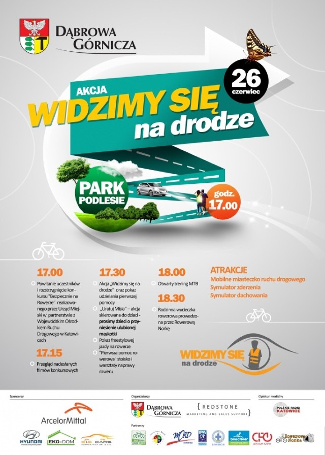 Akcja Widzimy się na drodze odbędzie się w parku na Podlesiu