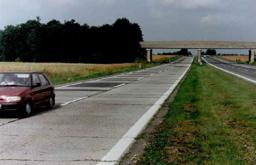 Betonowa autostrada A4 - początek lat 90.
