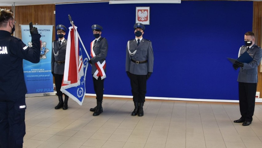 Kolejny policjant zasilił szeregi puławskiej jednostki