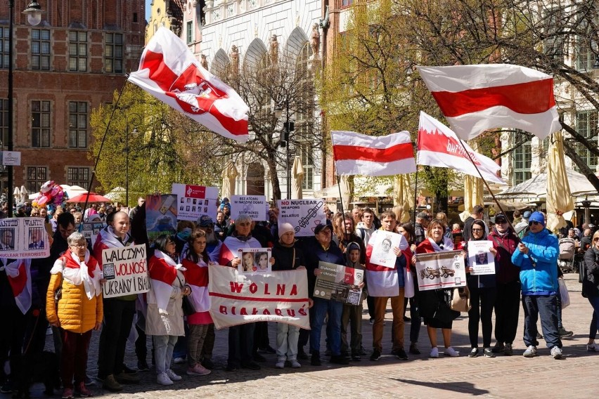 30.04.2023 gdansk. protest przeciw wojnie w ukrainie. fot....