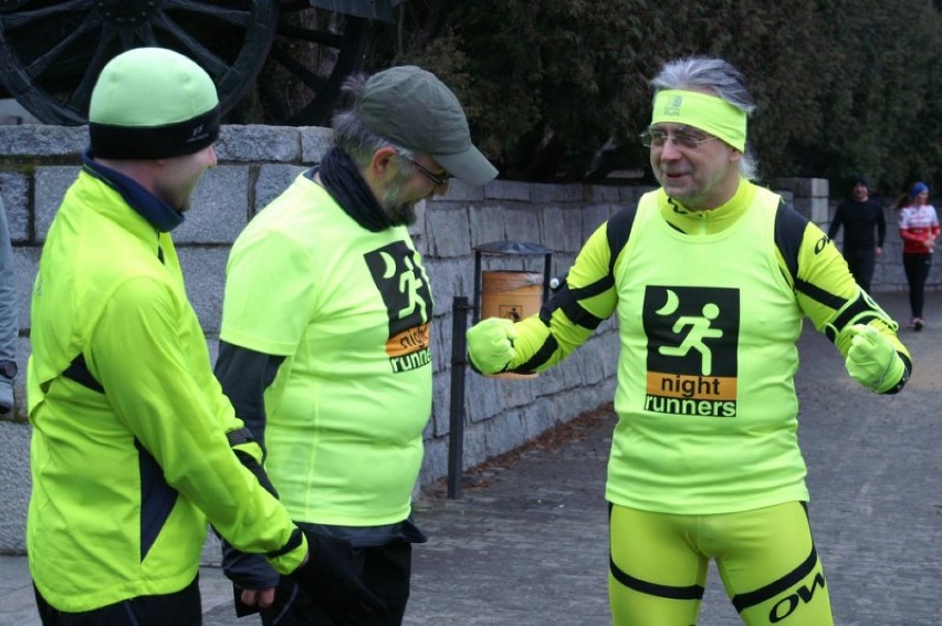 Bieg Night Runnersów w Nowy Rok na Cytadeli