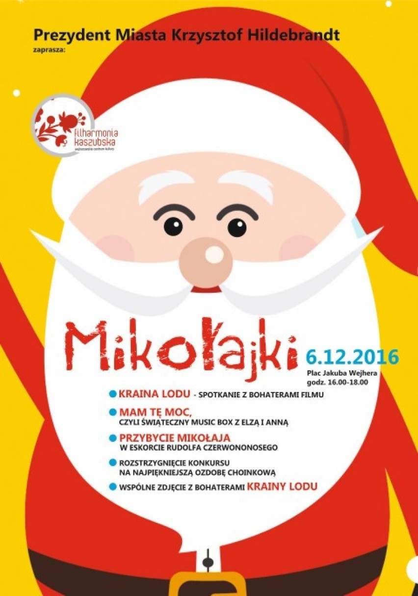 Mikołajki 2016 w Wejherowie, impreza na rynku| PROGRAM